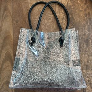 Maryam Nassir Zadeh glitter Anaïs tote transparent